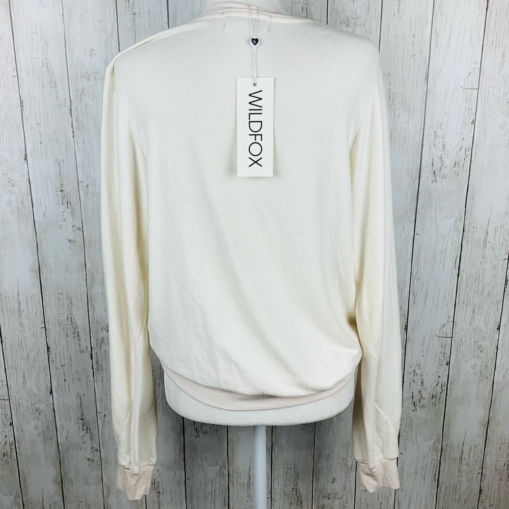 🔥WILDFOX🔥This Halloween I’m Going To Be Drunk V-Neck Knit Top Medium NWT - Picture 8 of 10